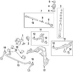 04-06 Pontiac GTO Rear Coil Springs 92100087 GM